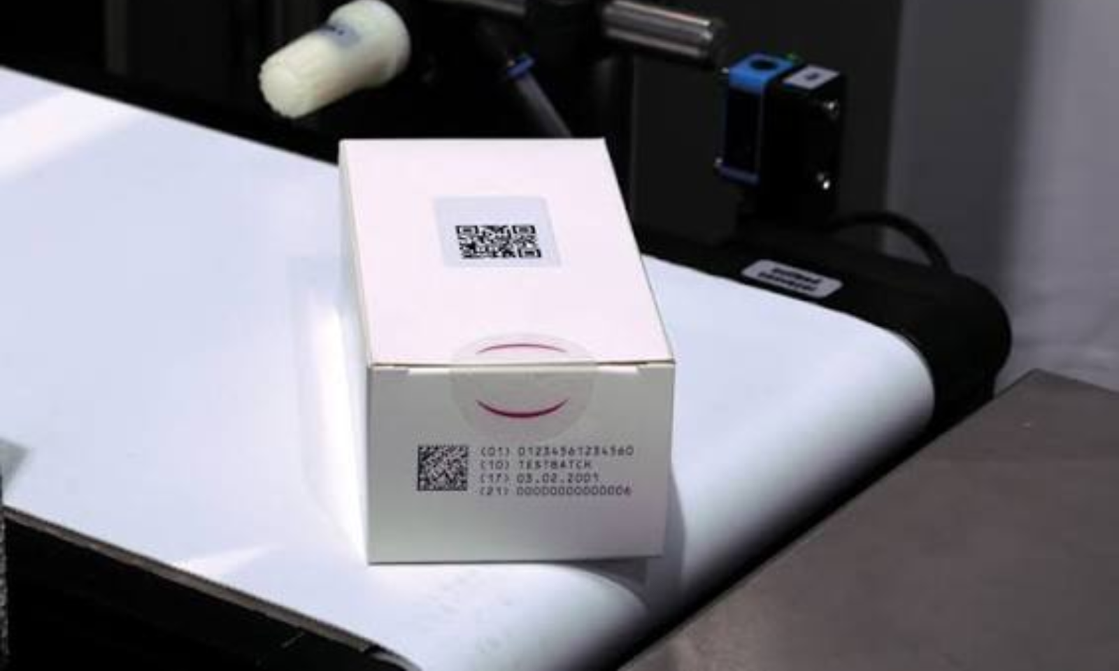 Pharmaceutical packaging with tracking labels